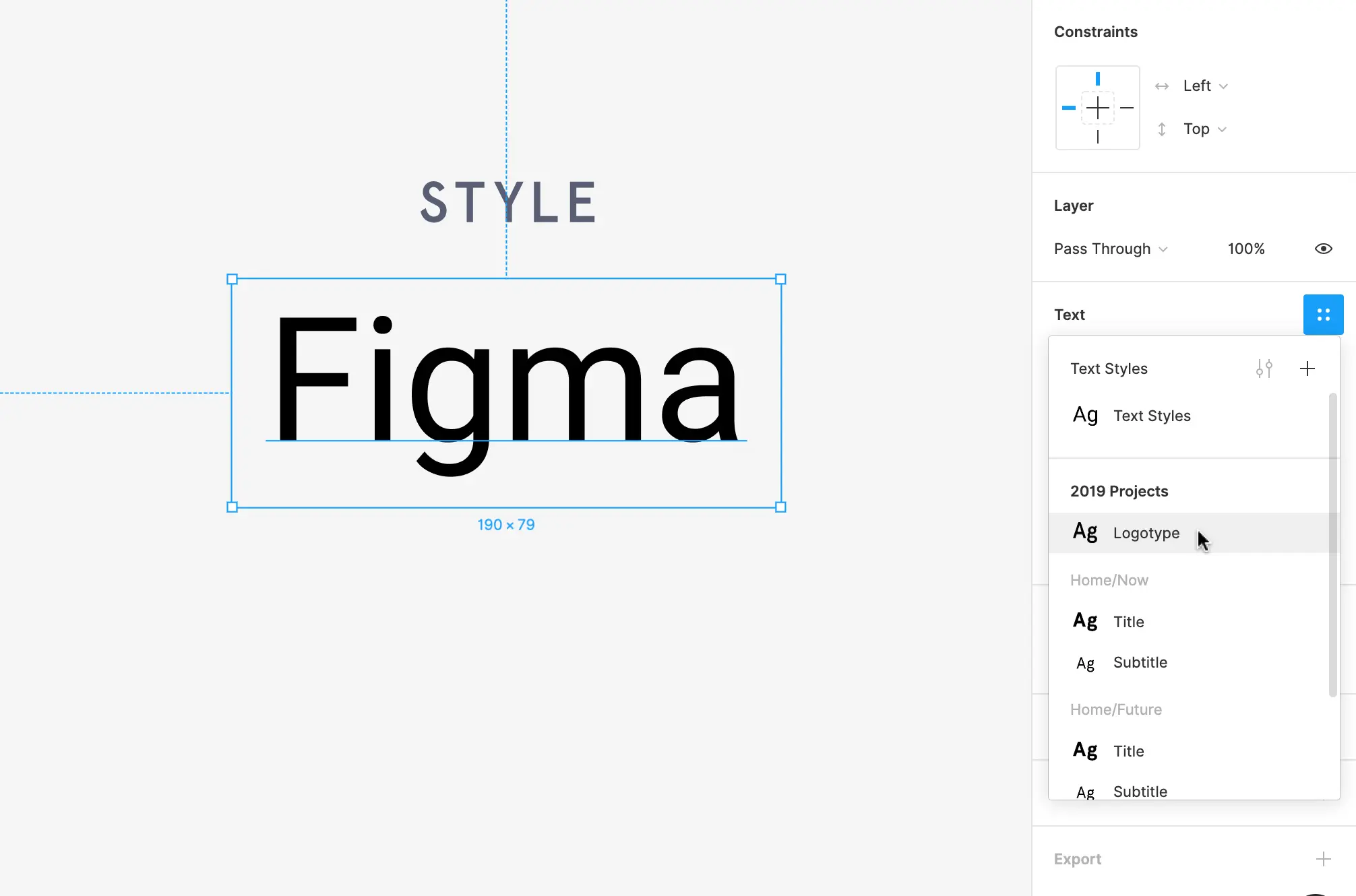 Create and apply text styles – Figma Learn - Help Center