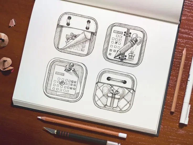 Dribbble - Icons Sketch by Dasha | App icon design, Ios icon, Icon